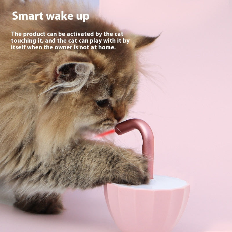 Cat Umbrella Laser Toy - Interactive Kitten Automatic Pet Toy - Smart Game Active For Pets