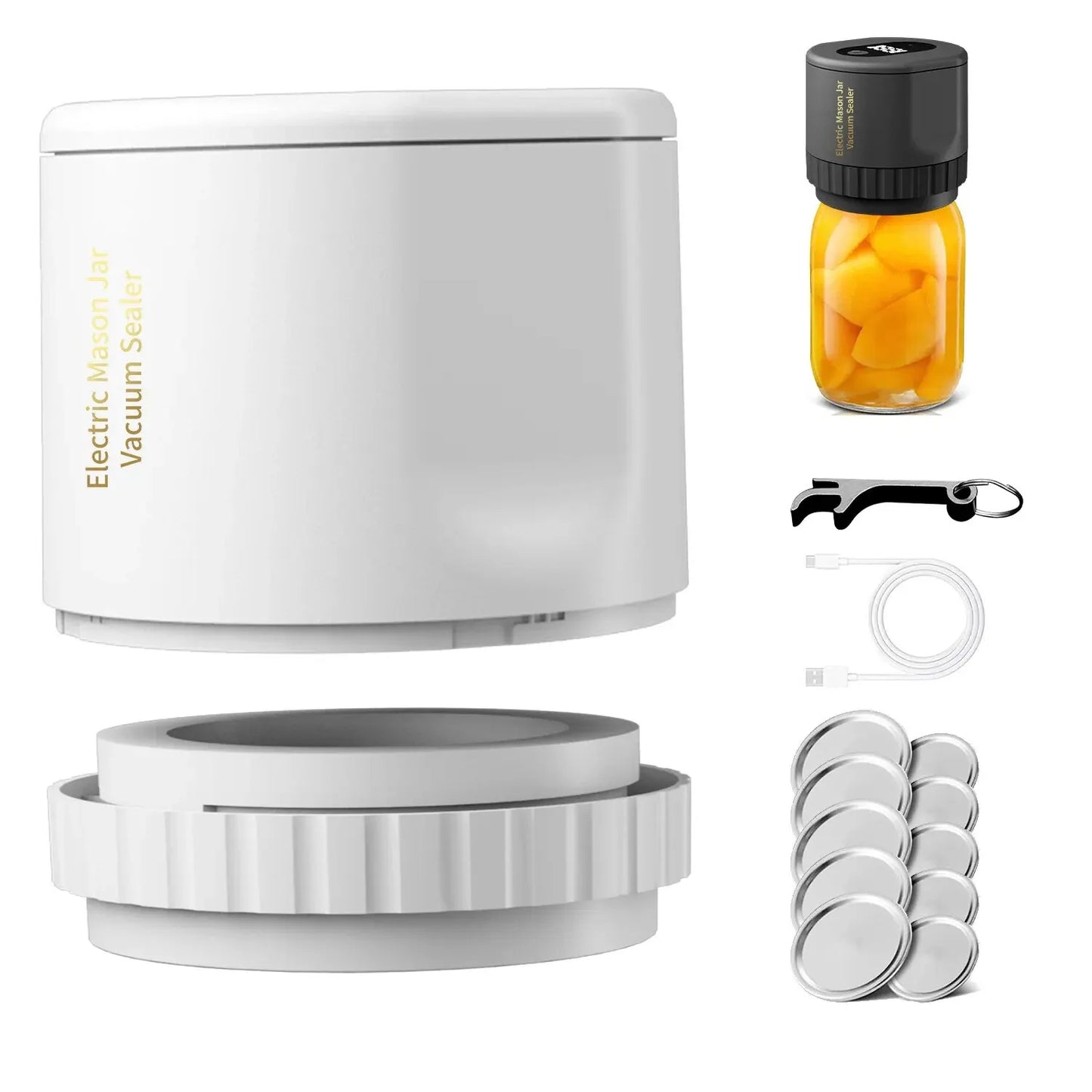 Vacuum Jar Sealer - Food Storage Vacuum Sealer - Jar Sealer