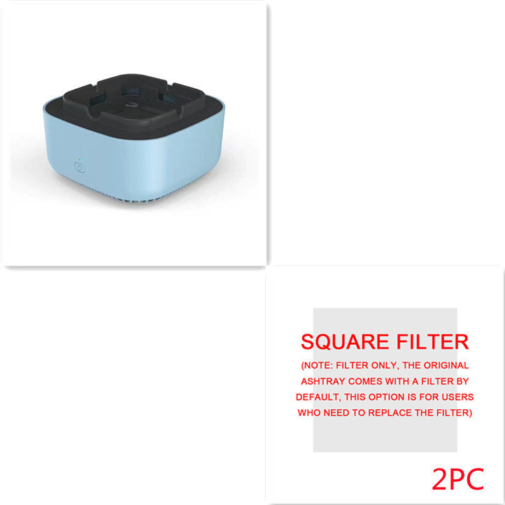 Smoke Removal Air Purifier Ashtray – Portable Anion Automatic Purification Gadget for Car and Home Use