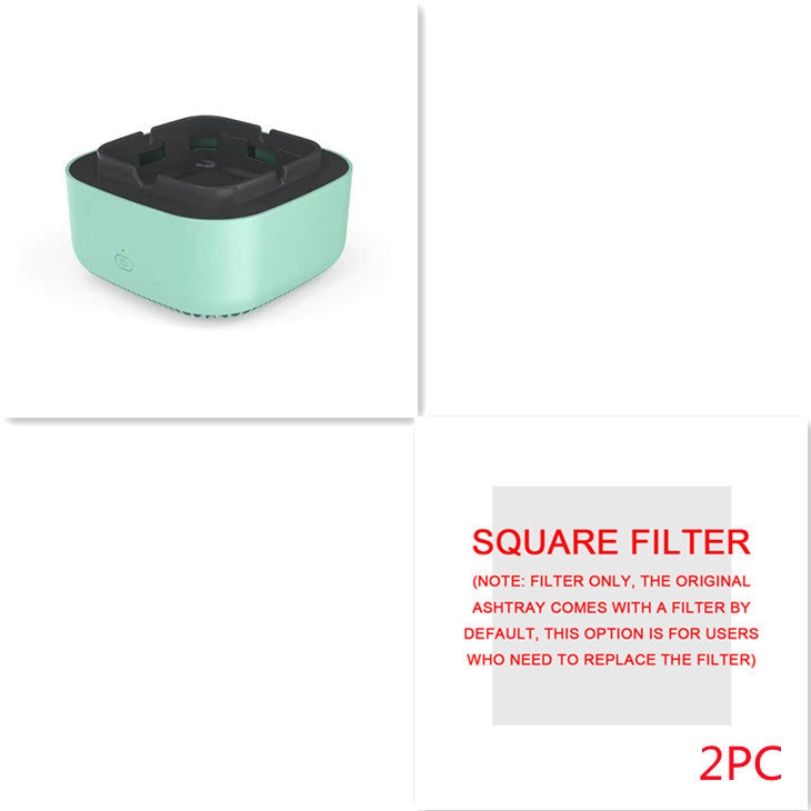 Smoke Removal Air Purifier Ashtray – Portable Anion Automatic Purification Gadget for Car and Home Use