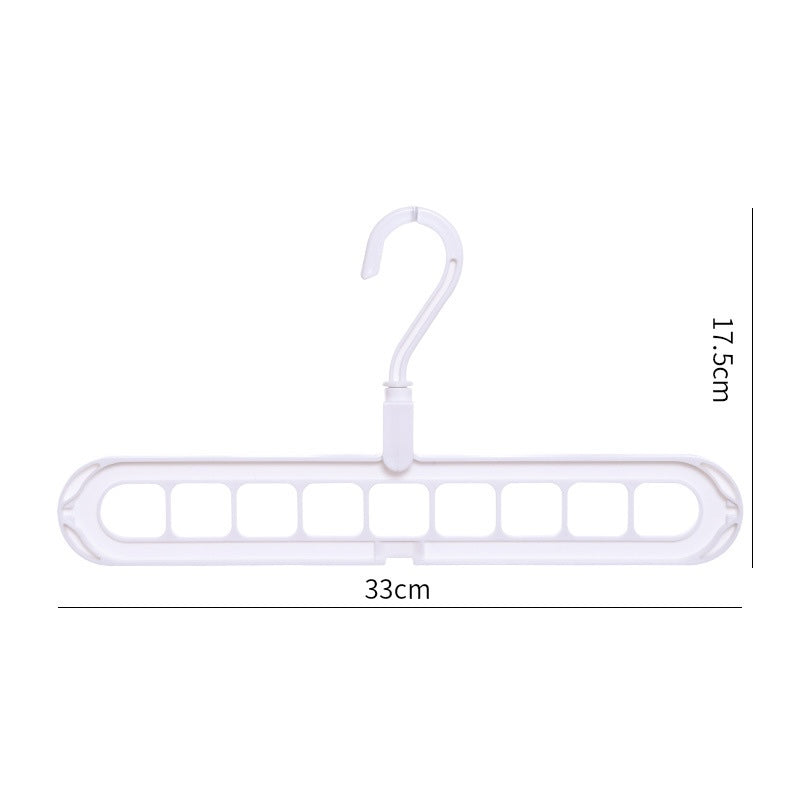 9 in 1 Smart Hanger – Space Saving Clothes Organizer for Closet, Foldable Multi-Port Hangers