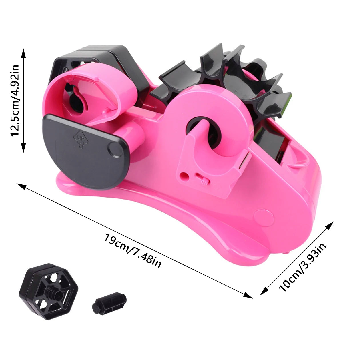Semi-Automatic Tape Dispenser for Office | Quick Cut, Easy Use, Adjustable Tape Roll Cutter