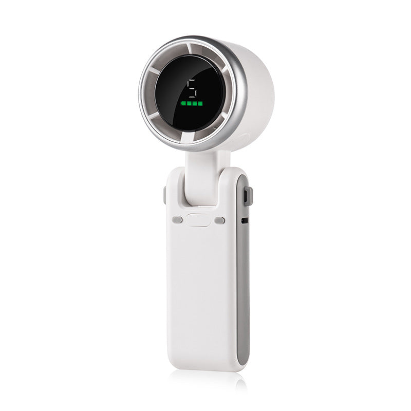 Portable Handheld Turbo Fan – High Power Mini USB Rechargeable Cooling Fan for Travel, Outdoor, Desk & Personal Use