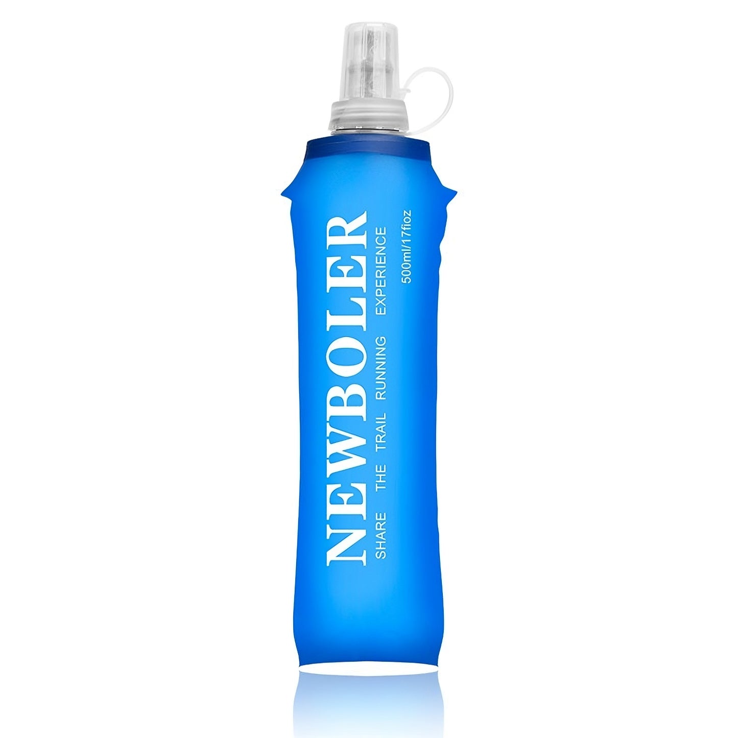 Foldable Water Bottle for Running - Portable Leakproof Sports Hydration Bottle for Gym, Hiking, Travel & Outdoor Use