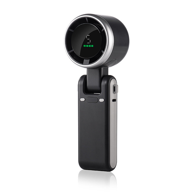 Portable Handheld Turbo Fan – High Power Mini USB Rechargeable Cooling Fan for Travel, Outdoor, Desk & Personal Use