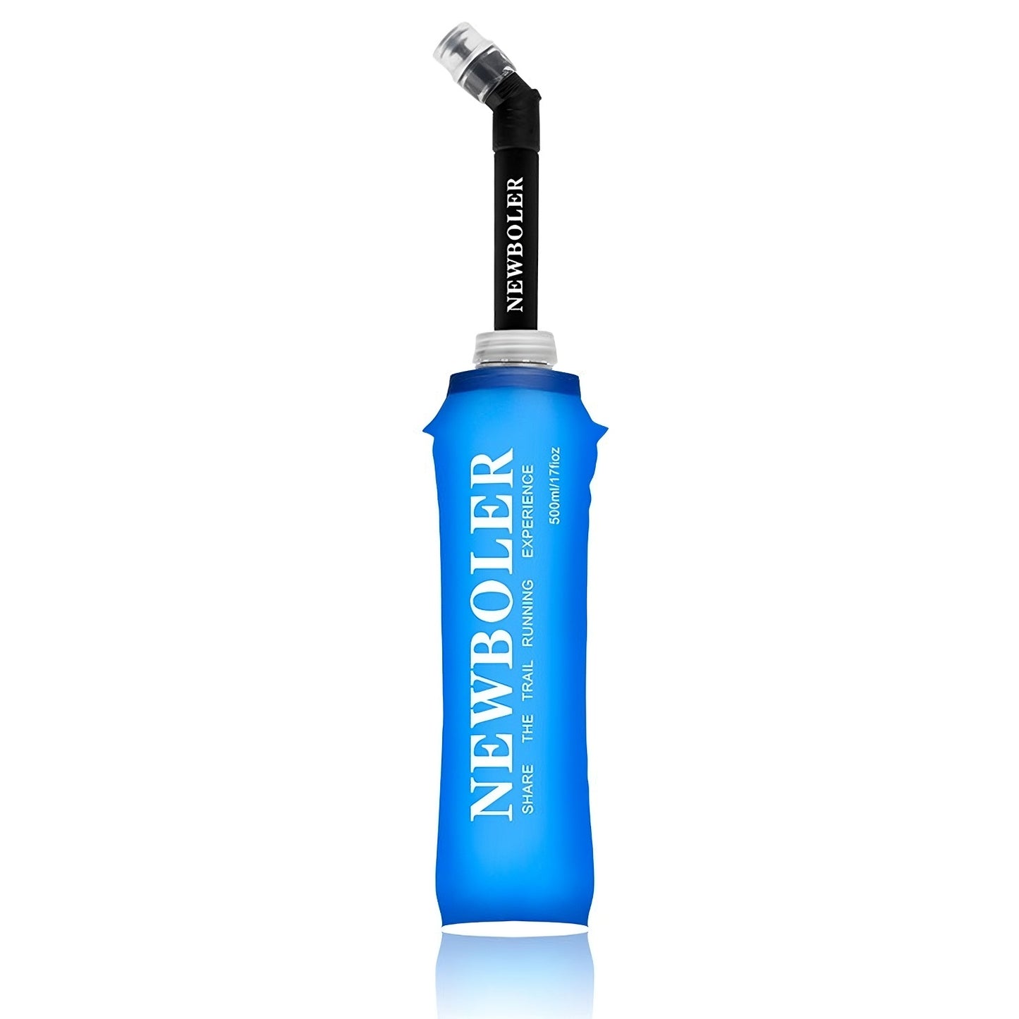 Foldable Water Bottle for Running - Portable Leakproof Sports Hydration Bottle for Gym, Hiking, Travel & Outdoor Use