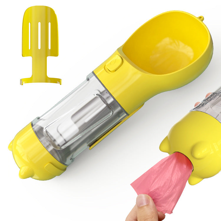 Pet Water Bottle with Bowl - Pet feeder bowl