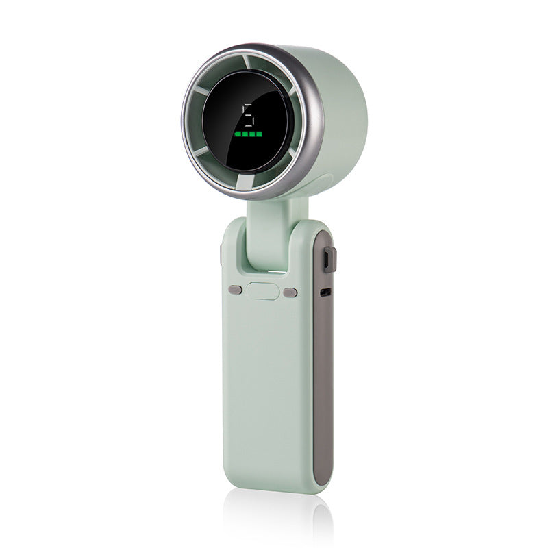 Portable Handheld Turbo Fan – High Power Mini USB Rechargeable Cooling Fan for Travel, Outdoor, Desk & Personal Use