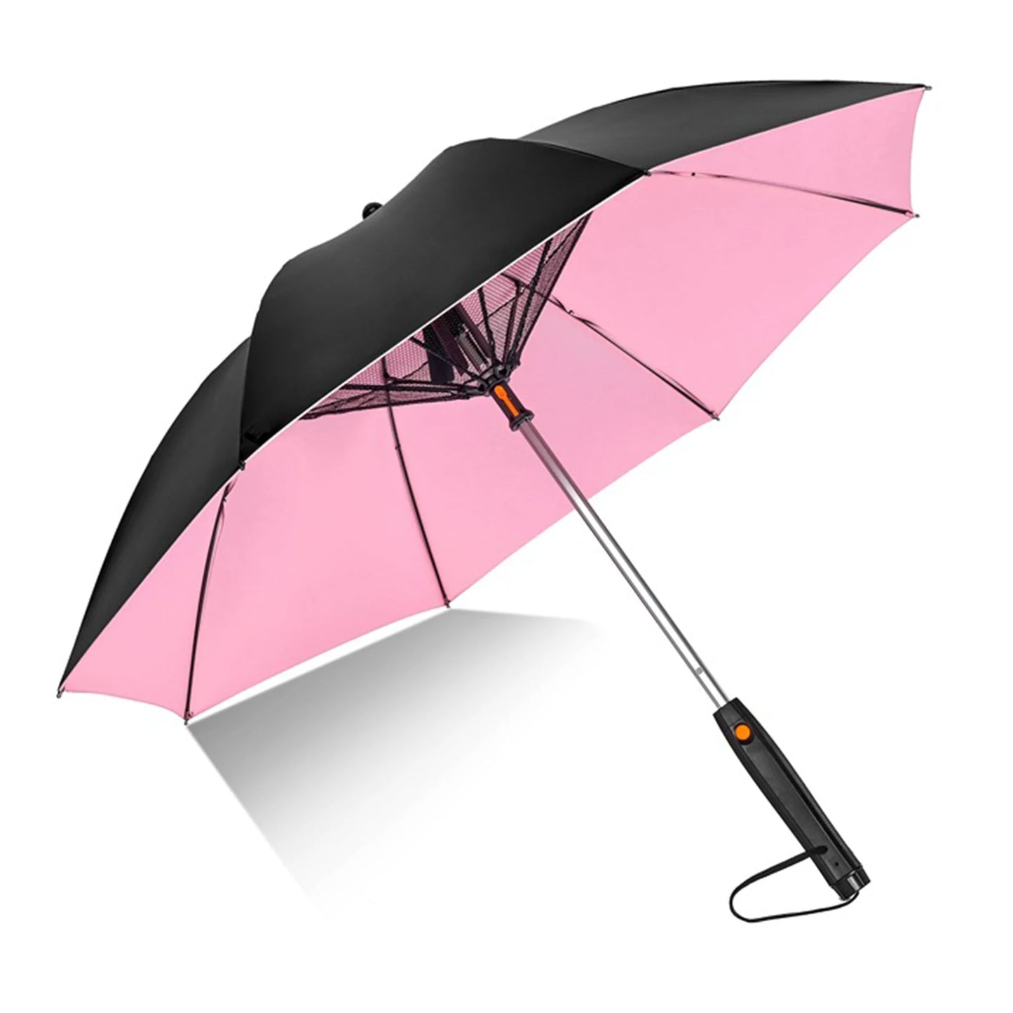 Portable Umbrella with Fan & Misting – Cooling Sun Shade for Outdoor Travel & Summer Heat
