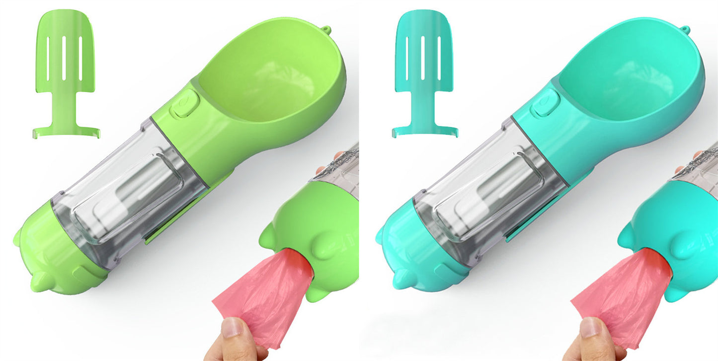 Pet Water Bottle with Bowl - Pet feeder bowl