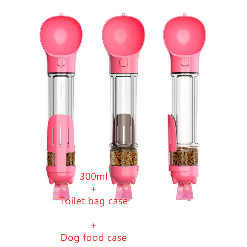 Pet Water Bottle with Bowl - Pet feeder bowl