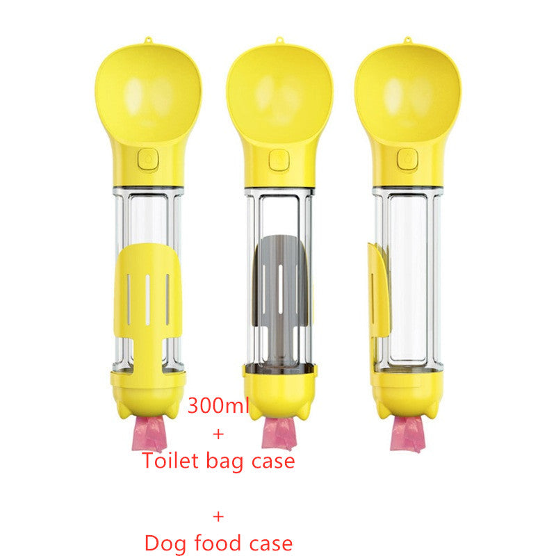 Pet Water Bottle with Bowl - Pet feeder bowl
