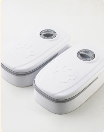 Smart Auto Pet Feeder - Timer Food Dispenser for Cats & Dogs - Stainless Steel Bowl - Pet Supplies