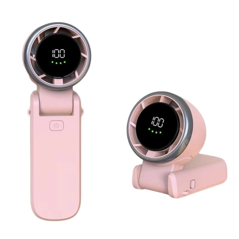 Portable Handheld Turbo Fan – High Power Mini USB Rechargeable Cooling Fan for Travel, Outdoor, Desk & Personal Use
