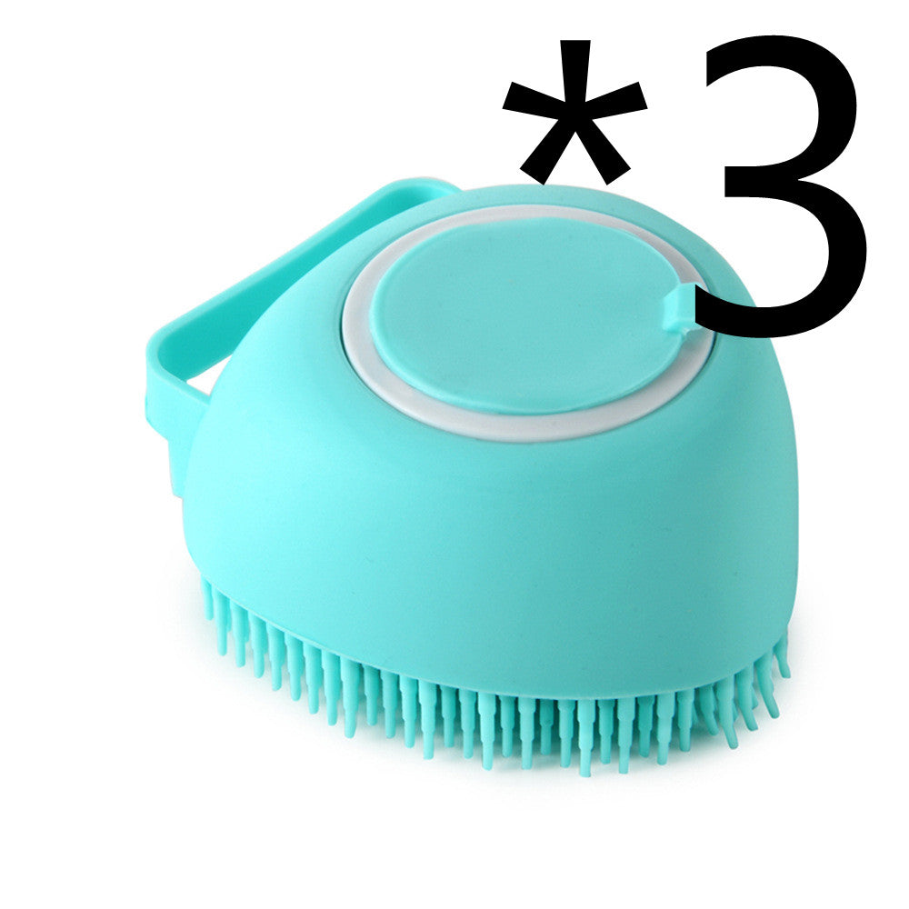 Silicone Dog Bath Brush - Silicone Dog Brush for Bathing - Pet Accessories
