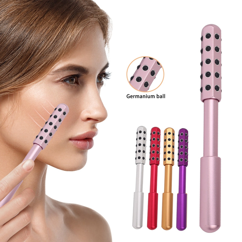 Germanium Beauty Roller for Face – Anti-Aging Skin Tightening Tool, Facial Massage Stick Lifter