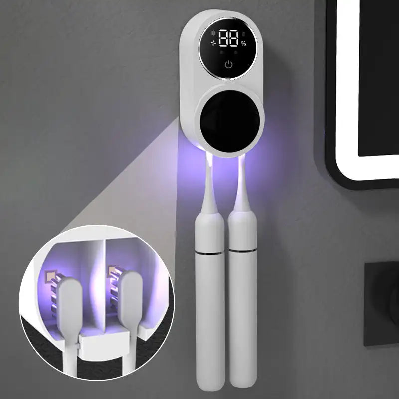Toothbrush UV Cleaner & Sterilizer – Portable Sanitizer Box for Germ-Free Dental Hygiene
