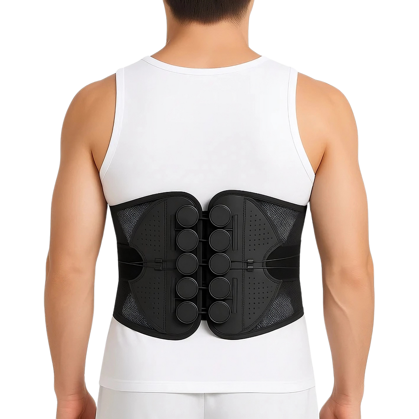 Adjustable Lumbar Support Belt – Lower Back Brace for Pain Relief, Posture Correction & Spine Support