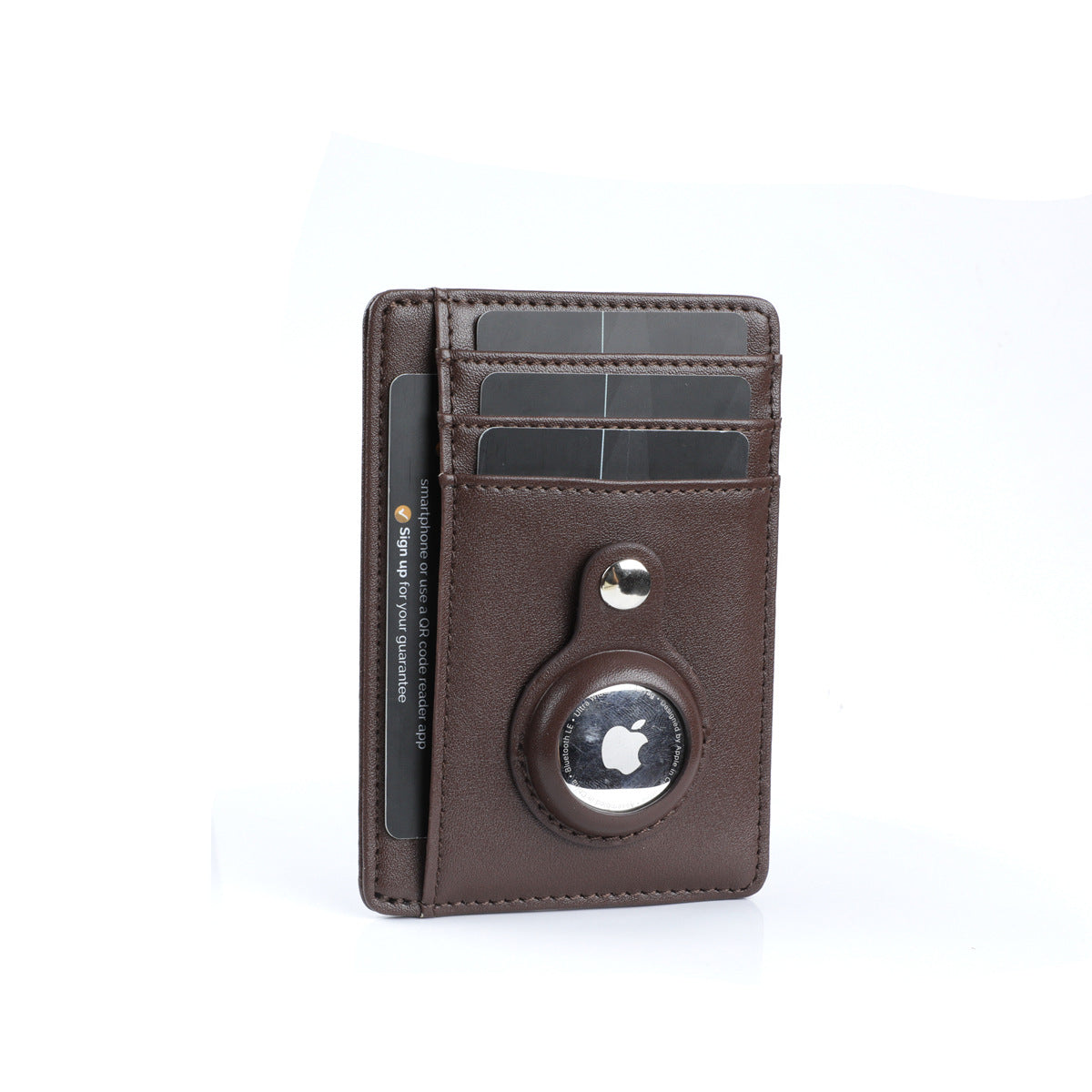Wallet with Apple AirTag Protective Cover Stand Multifunctional Card Holder Clip Case