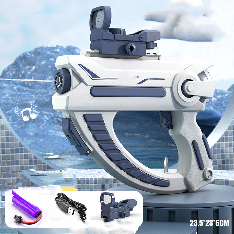 Summer Fully Automatic Electric Water Gun – Rechargeable Long-Range Continuous Firing, Perfect Party Game & Kids Gift