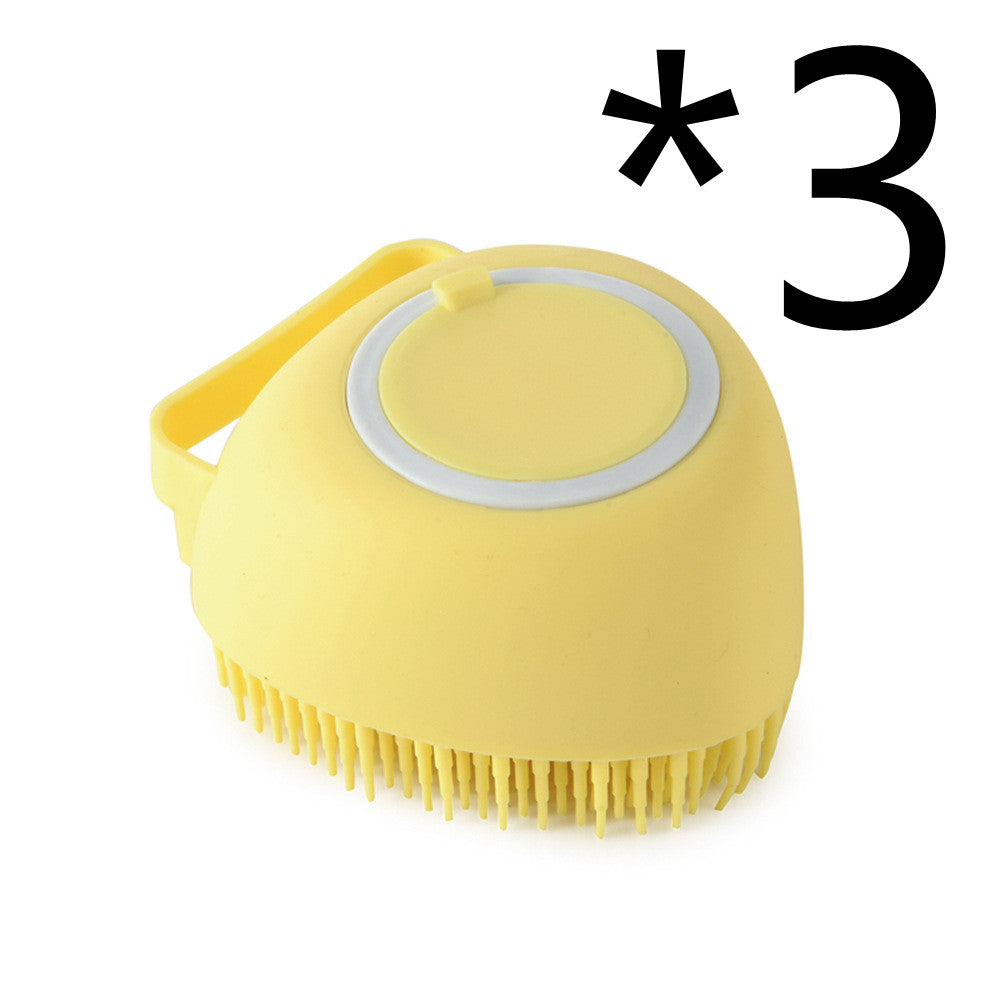 Silicone Dog Bath Brush - Silicone Dog Brush for Bathing - Pet Accessories