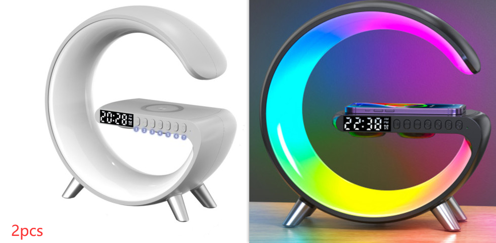 G Shaped LED Lamp Bluetooth Speaker
