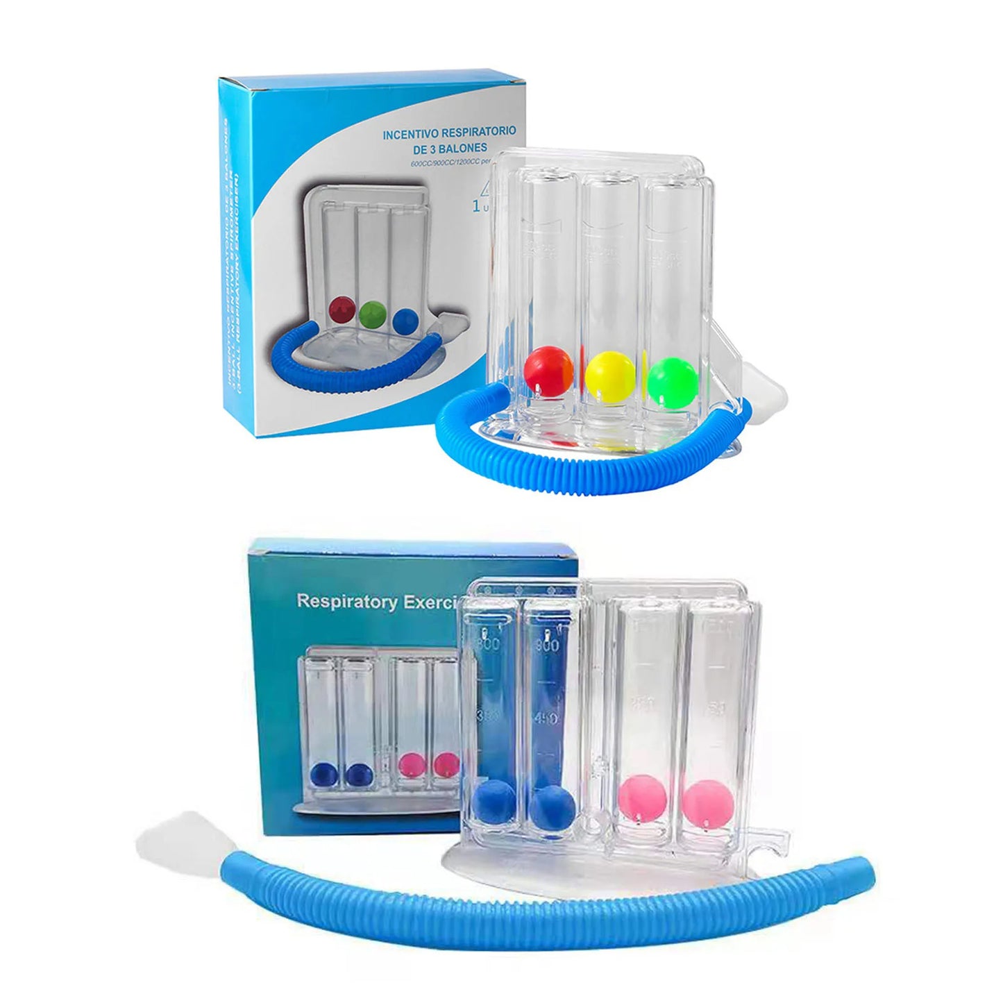 3-Ball Lung Capacity Exerciser – Deep Breathing Respiratory Trainer for Lung Health & Recovery