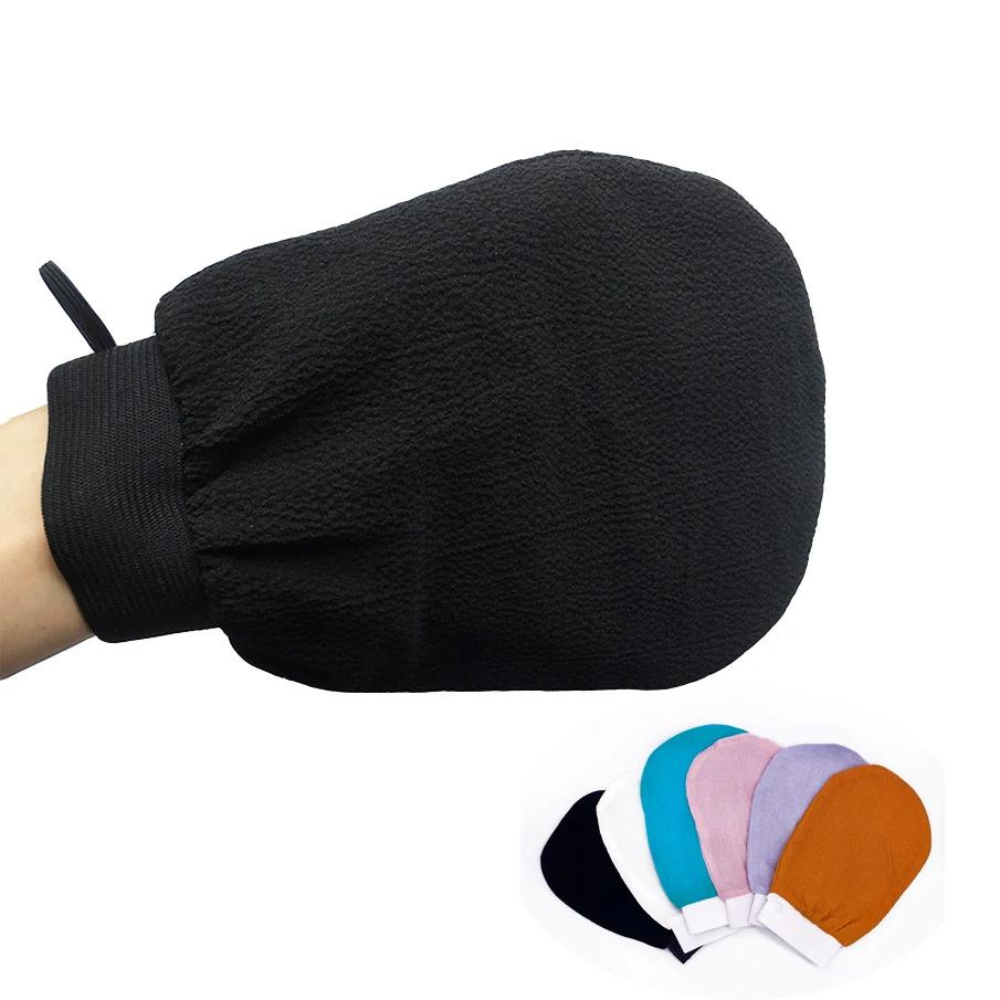 2x Exfoliating Bath Gloves for Body Scrub – Deep Clean, Remove Dead Skin, Shower Spa Essential