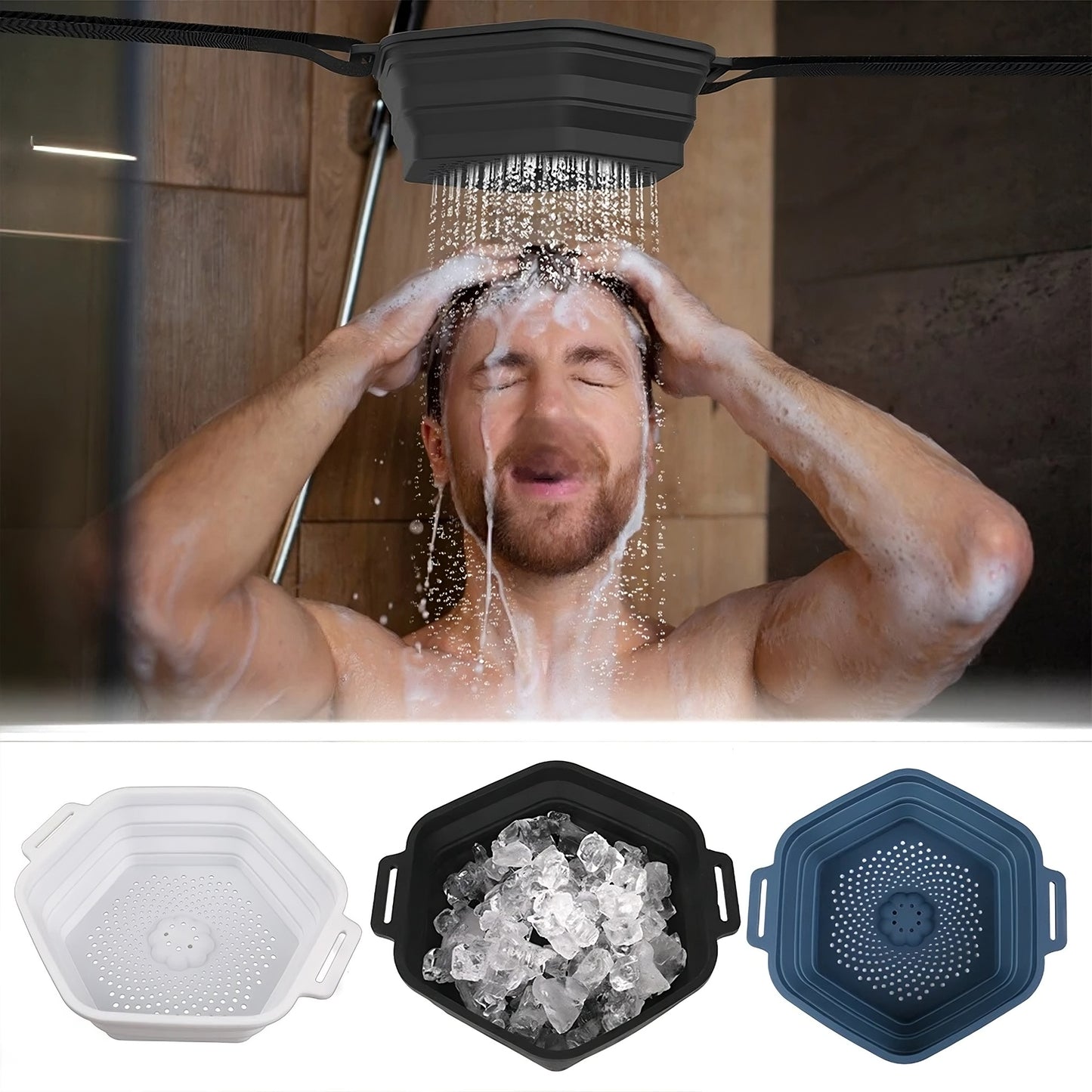 Ice Cold Shower Attachment – Cold Therapy Shower Head for Recovery, Wellness & Energy Boost