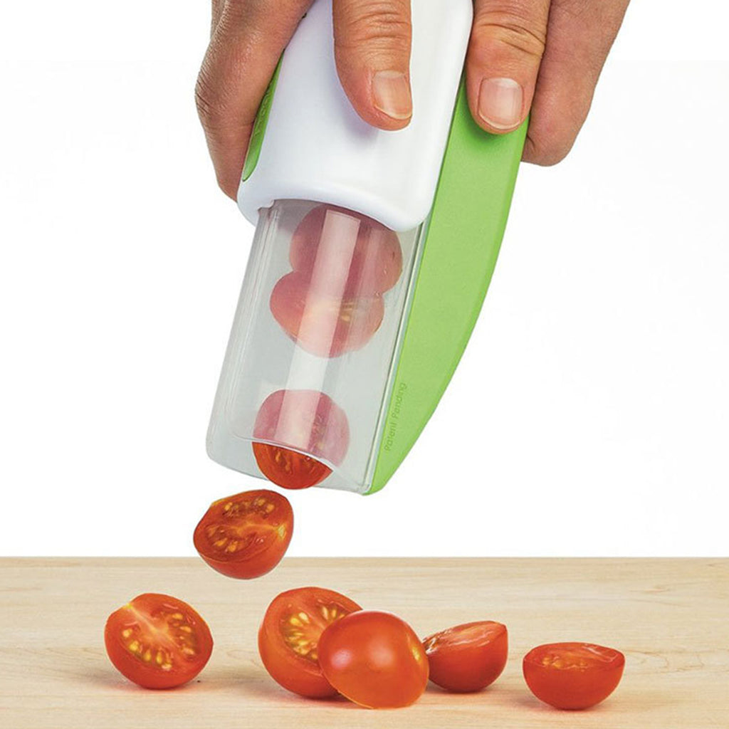 Cherry Tomato Slicer Cutter for Fruits & Veggies – Quick Kitchen Tool for Salad & Meal Prep