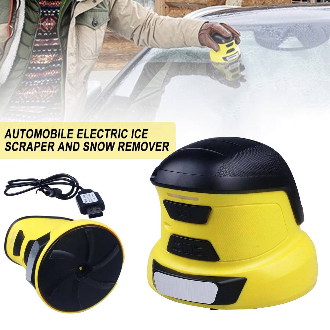 Electric Windshield Ice Scraper – Heated Car Window Defroster Tool for Fast Snow and Ice Removal