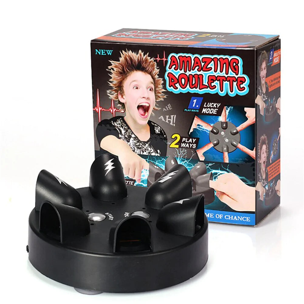 Shock Roulette – Electric Shocking Game for Adults, Fun Party Game with Shocking Surprises