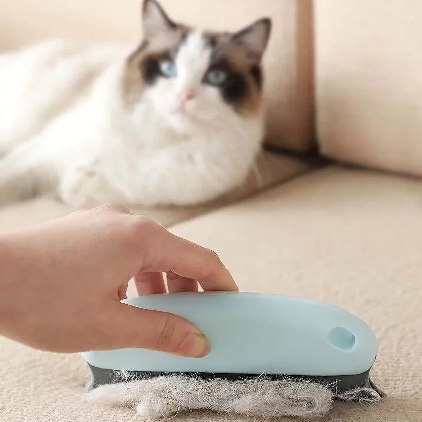 Reusable Pet Hair Remover Roller – Effective Lint Remover for Dogs & Cats on Furniture, Clothes, Carpet & Car Seats