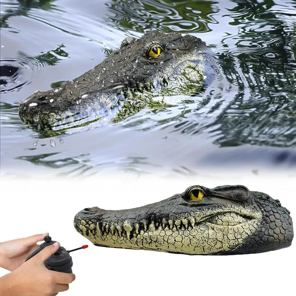 Crocodile Head RC Boat for Pools & Lakes – Realistic Remote Control Prank Toy for Kids & Adults