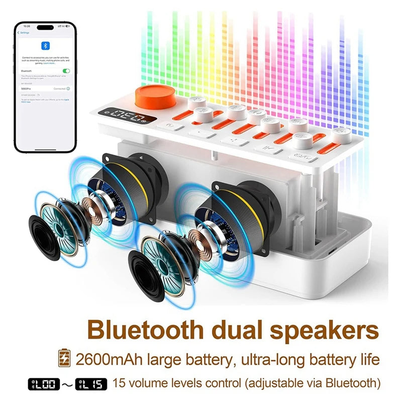 Ambient Sound Machine for Sleep, Relaxation & Baby – White Noise Machine with Nature Sounds & Timer