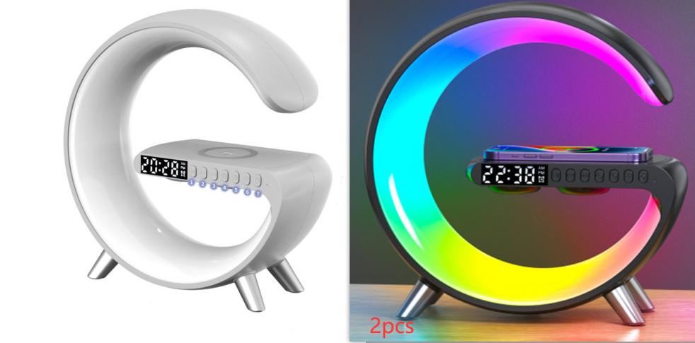 G Shaped LED Lamp Bluetooth Speaker