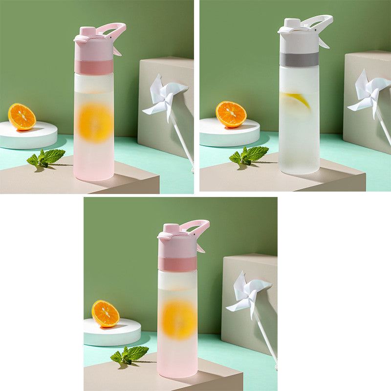 Spray Water Bottle For Girls Outdoor Sport Fitness Water Cup Large Capacity Spray