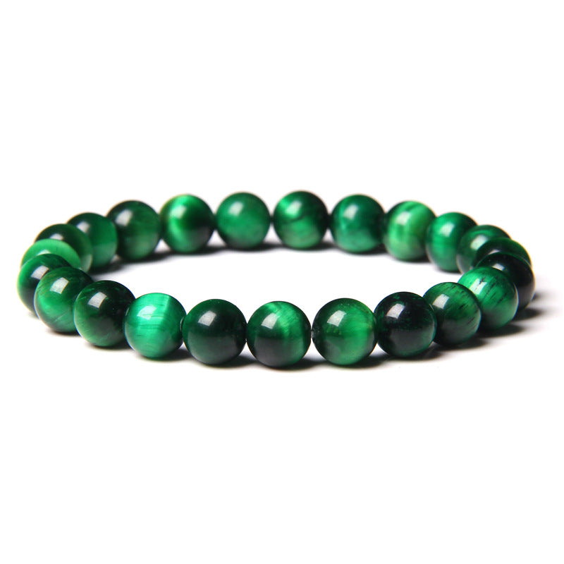 Semi-precious Stone Blue Tiger Stone Handmade Jewelry Couple Bracelet