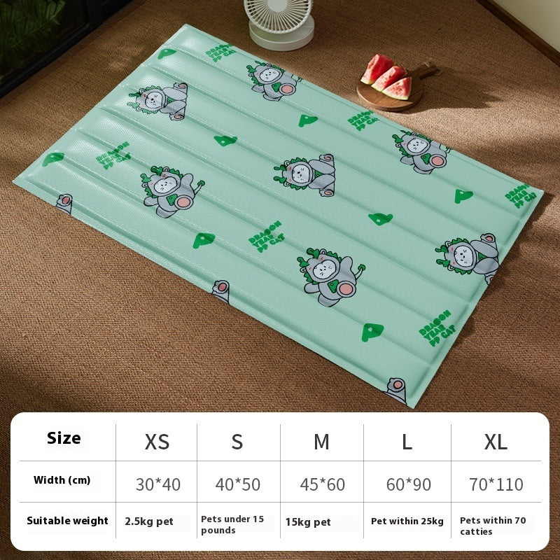 Cooling Gel Dog Ice Pad – Waterproof Pet Mat for Kennel, Crate, Bed, Summer Heat Relief for Dogs