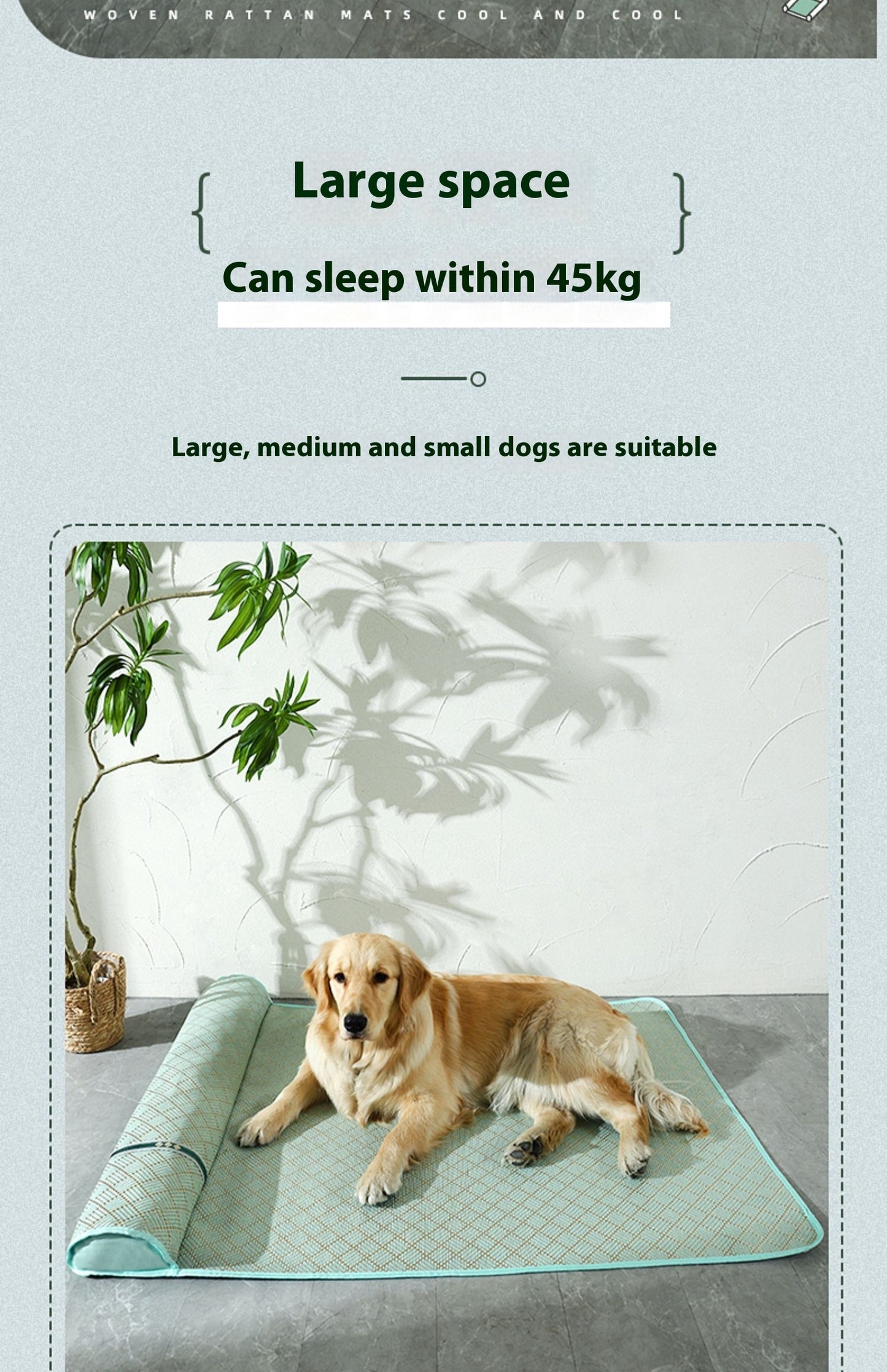 Dog Cooling Mat for Summer - Cold Pad Dog Mat Sleeping Summer