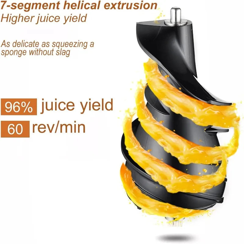 OverTwice Slow Masticating Juicer Cold Press Juice Extractor for Fruit Vegetables juicer