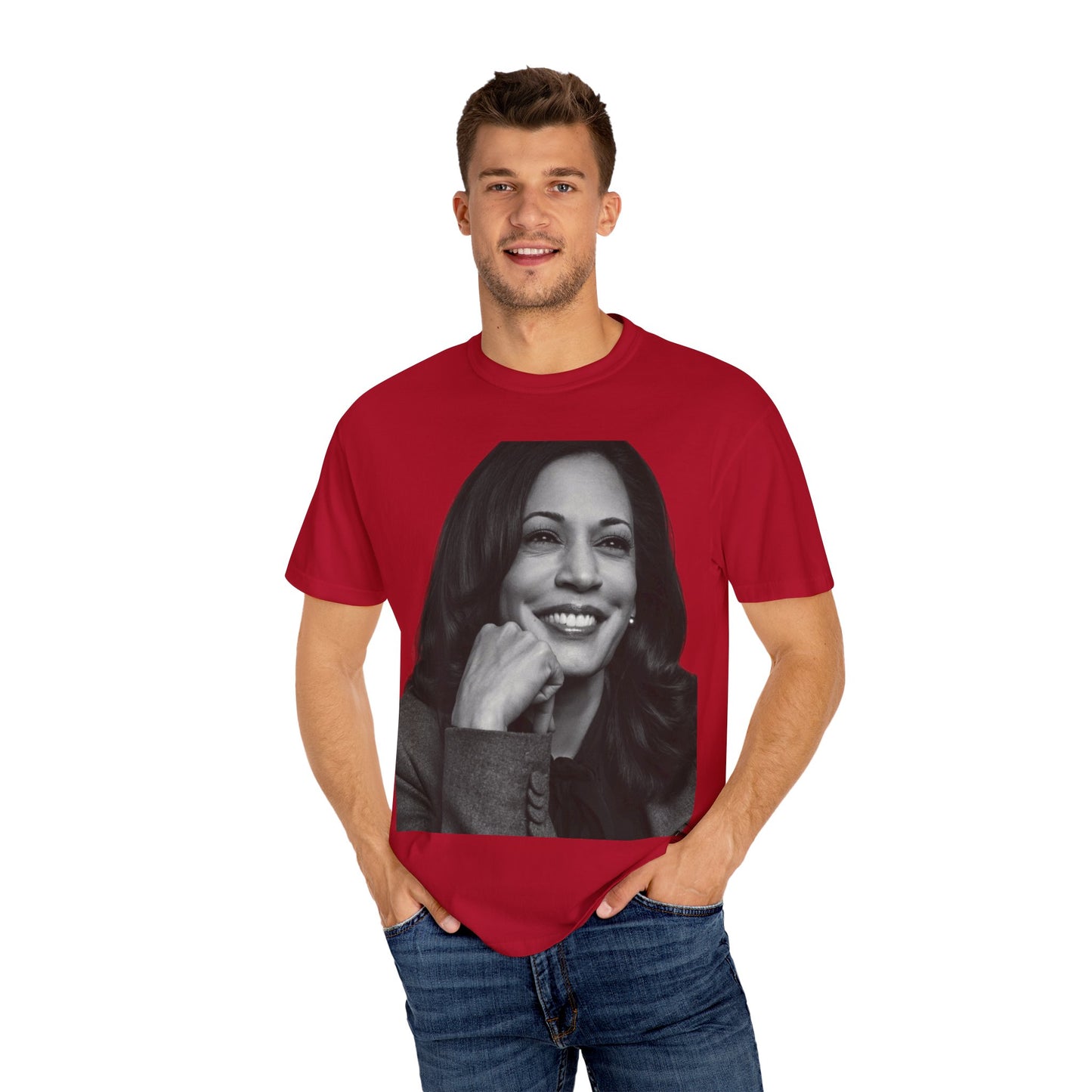 Kamala Harris Unisex Garment-Dyed T-shirt - Election 2024