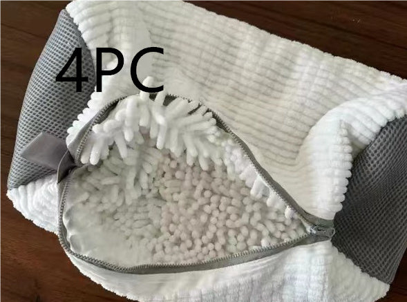 Shoe Wash Bag for Washing Machine – Reusable Sneaker Cleaner Laundry Bag with Zipper