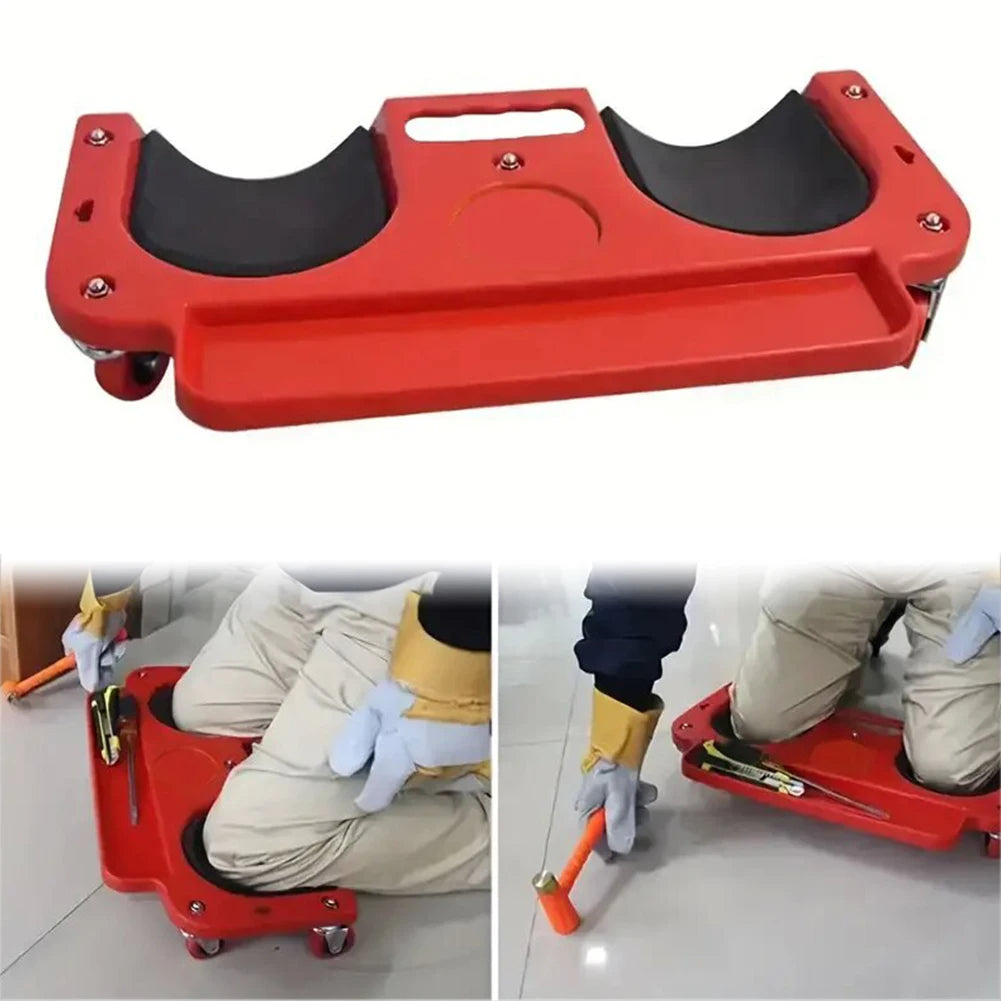 Rolling Knee Pads with Wheels for Flooring, Gardening, Construction, Mechanic & Home Repair Work