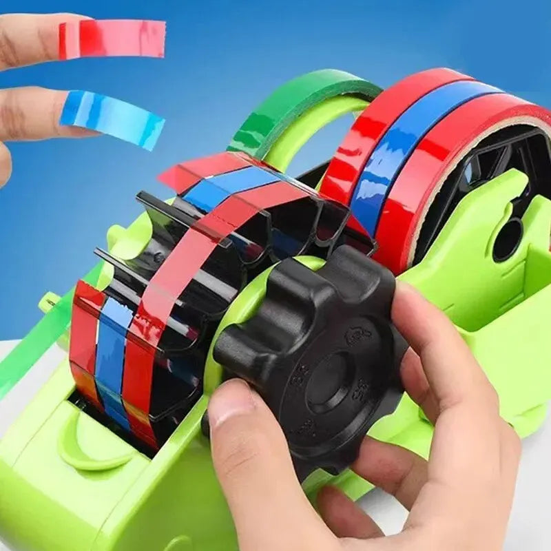 Semi-Automatic Tape Dispenser for Office | Quick Cut, Easy Use, Adjustable Tape Roll Cutter
