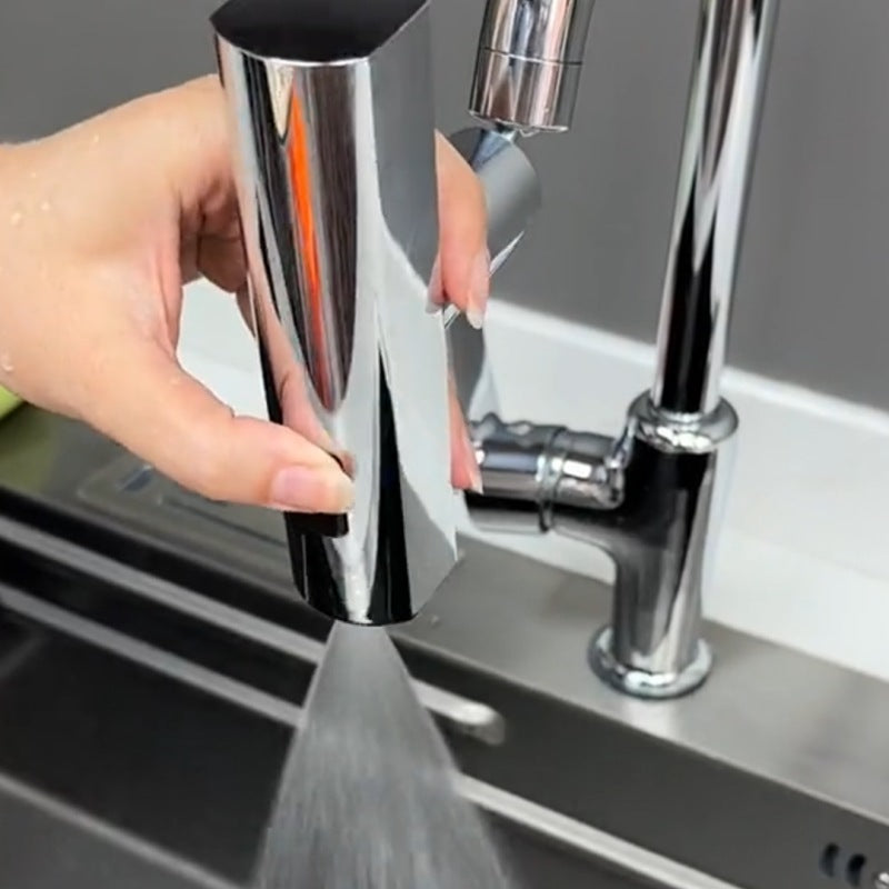 Kitchen Faucet Waterfall Outlet Splash Proof Universal Rotating Multifunctional Water Nozzle Extension