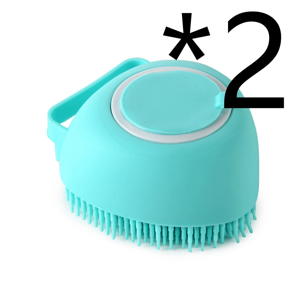 Silicone Dog Bath Brush - Silicone Dog Brush for Bathing - Pet Accessories