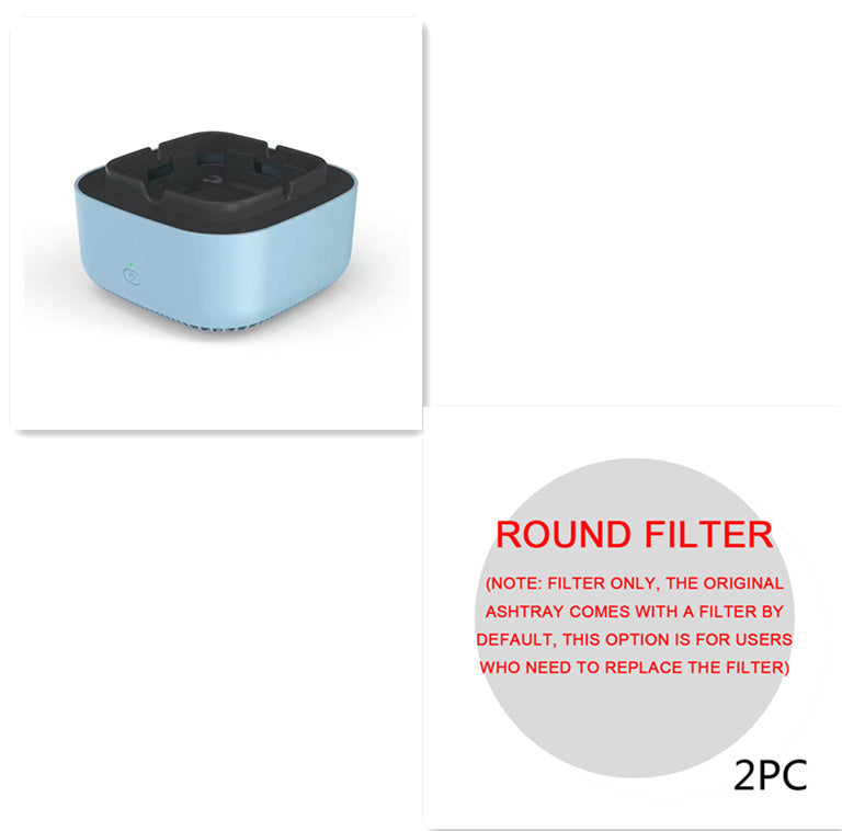 Smoke Removal Air Purifier Ashtray – Portable Anion Automatic Purification Gadget for Car and Home Use