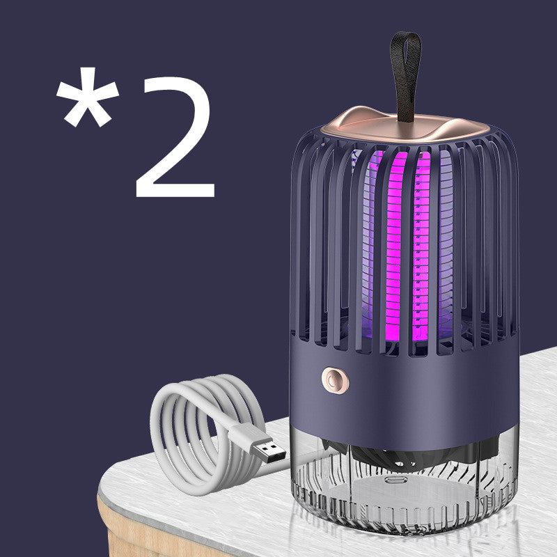 Silent Electric Mosquito Killer Lamp – UV Light Bug Zapper Trap for Home Bedroom Indoor Use