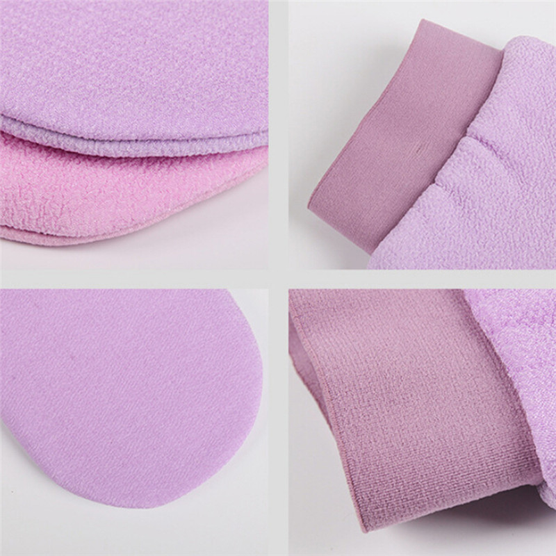 2x Exfoliating Bath Gloves for Body Scrub – Deep Clean, Remove Dead Skin, Shower Spa Essential